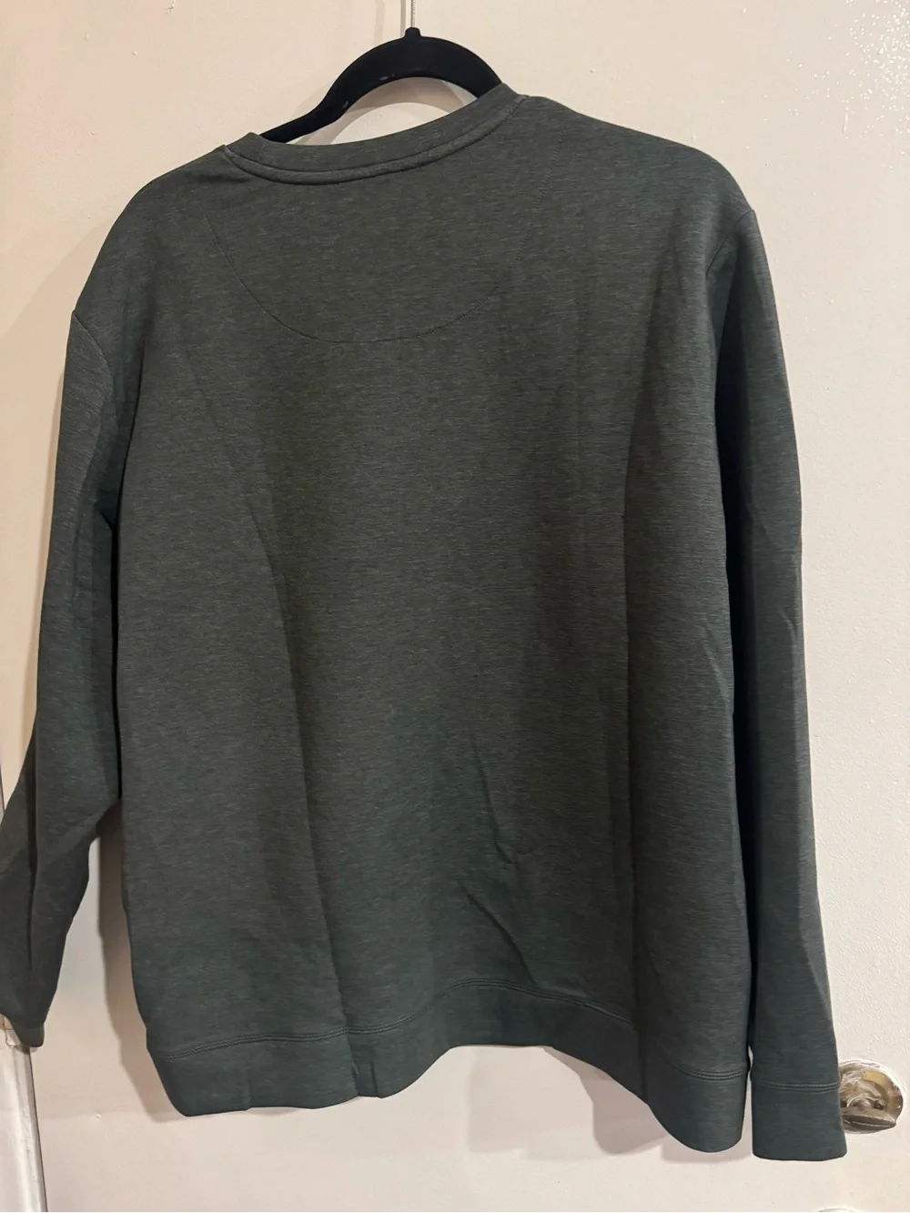 32 Degrees Men's Crewneck Sweater in Olive Green